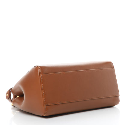 Fendi Nappa Mini Peekaboo Iconic Satchel Corteccia 4 of 15
