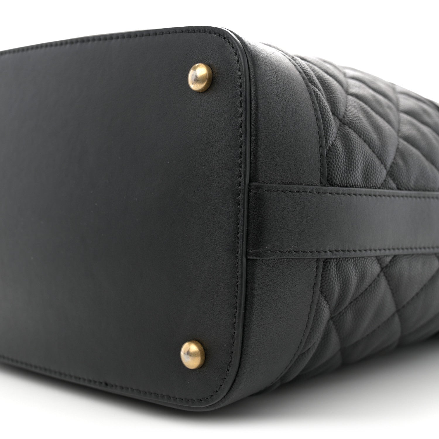 Chanel Caviar Lambskin Quilted Casual Style Hobo Black 10 of 12