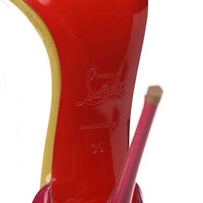 Christian Louboutin Patent PVC Debout 100 Pumps 35 Version Riviera 6 of 9