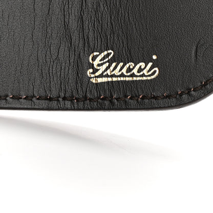 Gucci Nylon Calfskin Bamboo Interlocking G Web Belt 85 34 Navy Red White 5 of 8