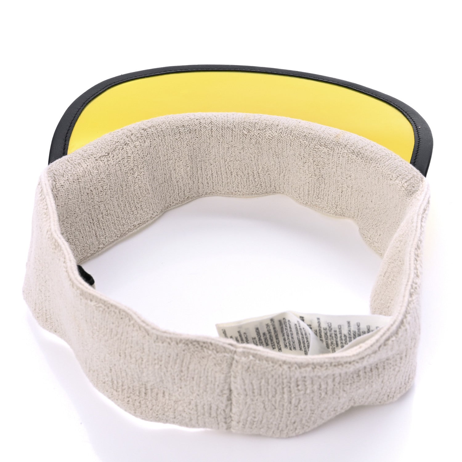 Gucci Vinyl Logo Visor M Yellow 6 of 8