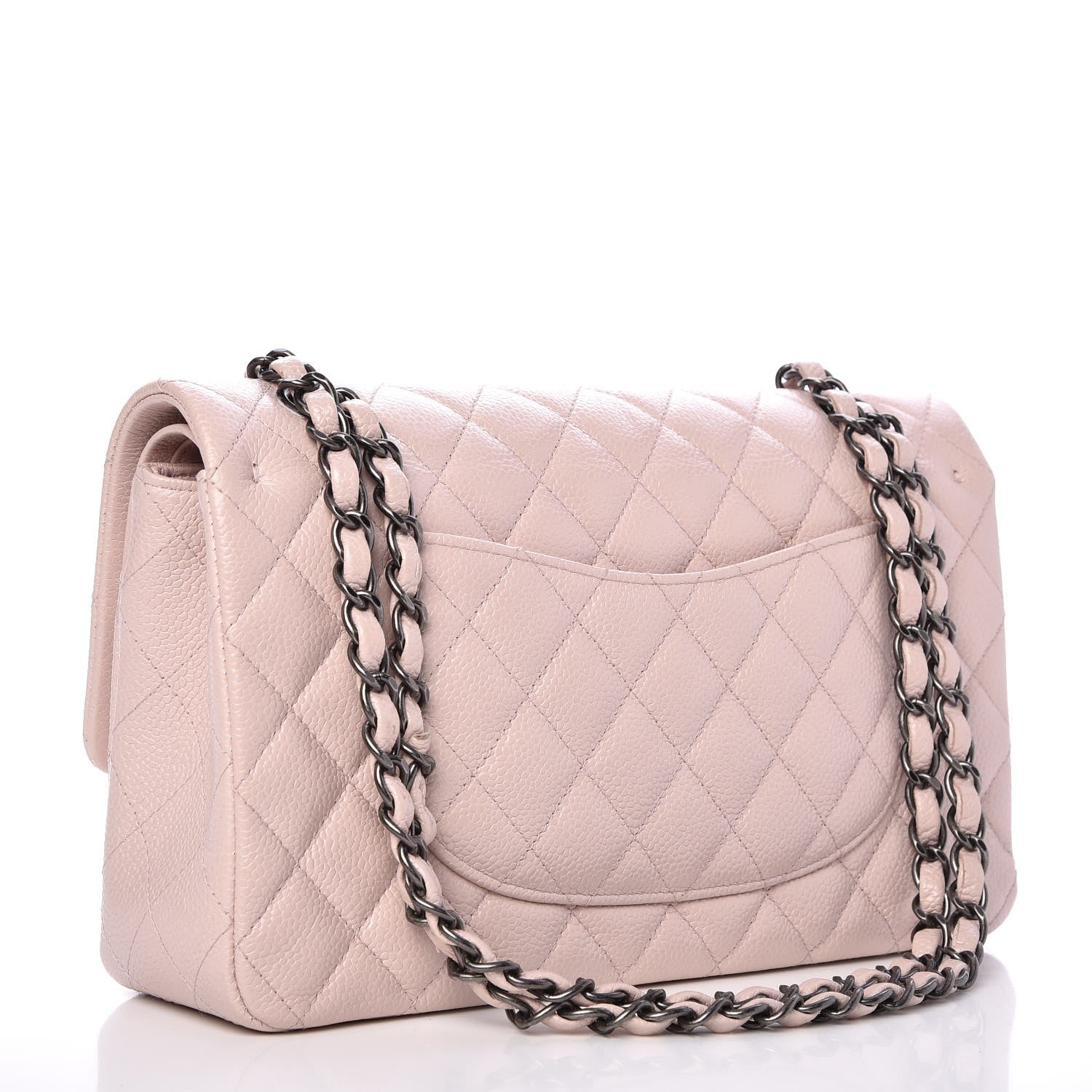 Chanel Caviar Quilted Medium Double Flap Pink 4 of 11