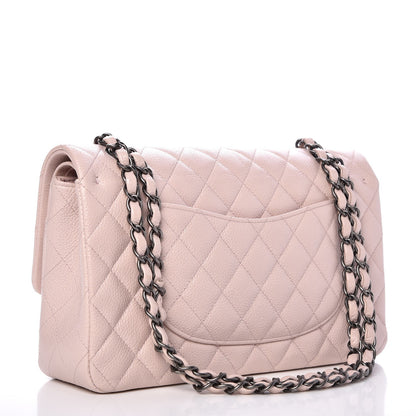 Chanel Caviar Quilted Medium Double Flap Pink 4 of 11