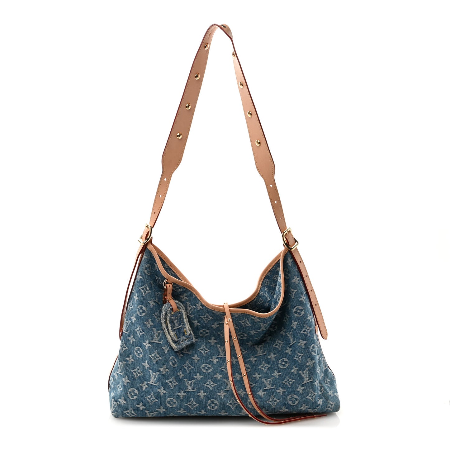 Monogram Denim CarryAll MM Blue