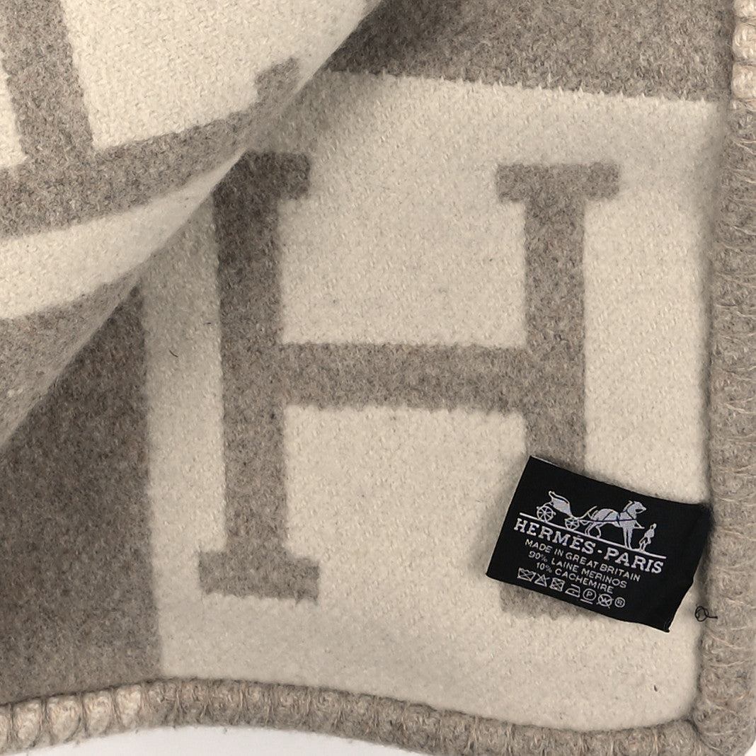 Wool Cashmere Avalon III Blanket Coco Camomille