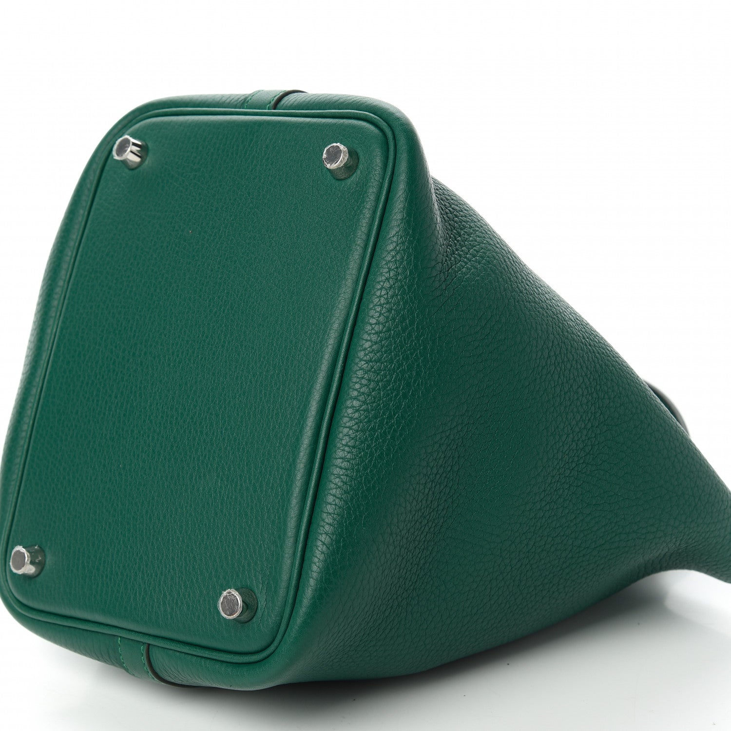 Hermes Taurillon Clemence Picotin Lock 18 PM Malachite 7 of 12