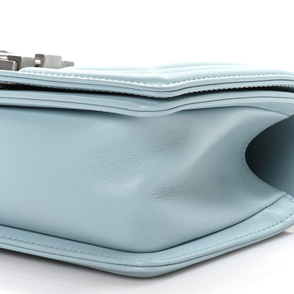Chanel Lambskin Quilted Small Boy Flap Light Blue 10 of 10