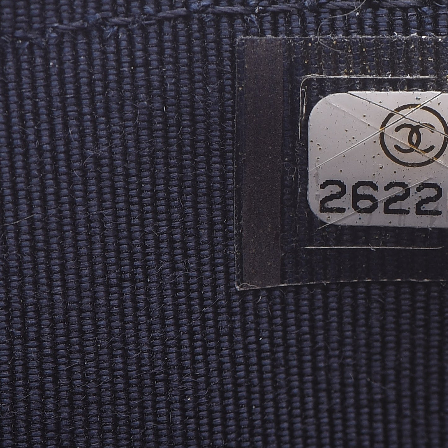Caviar Quilted Classic Flat Wallet Pouch Navy