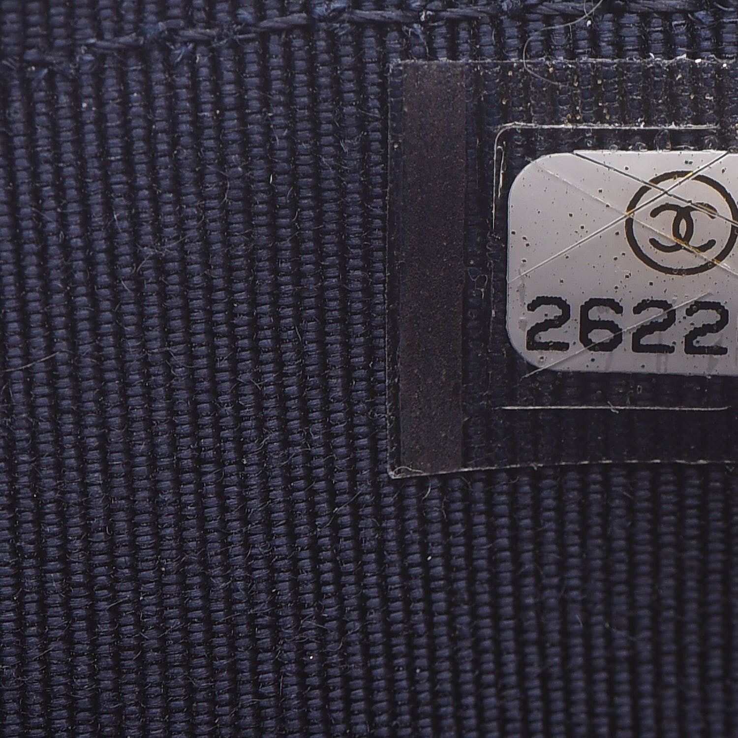 Chanel Caviar Quilted Classic Flat Wallet Pouch Navy 7 of 8