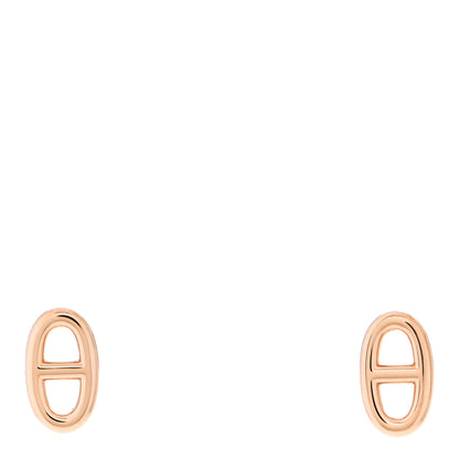 Hermes 18K Rose Gold TPM Farandole Stud Earrings 1 of 6