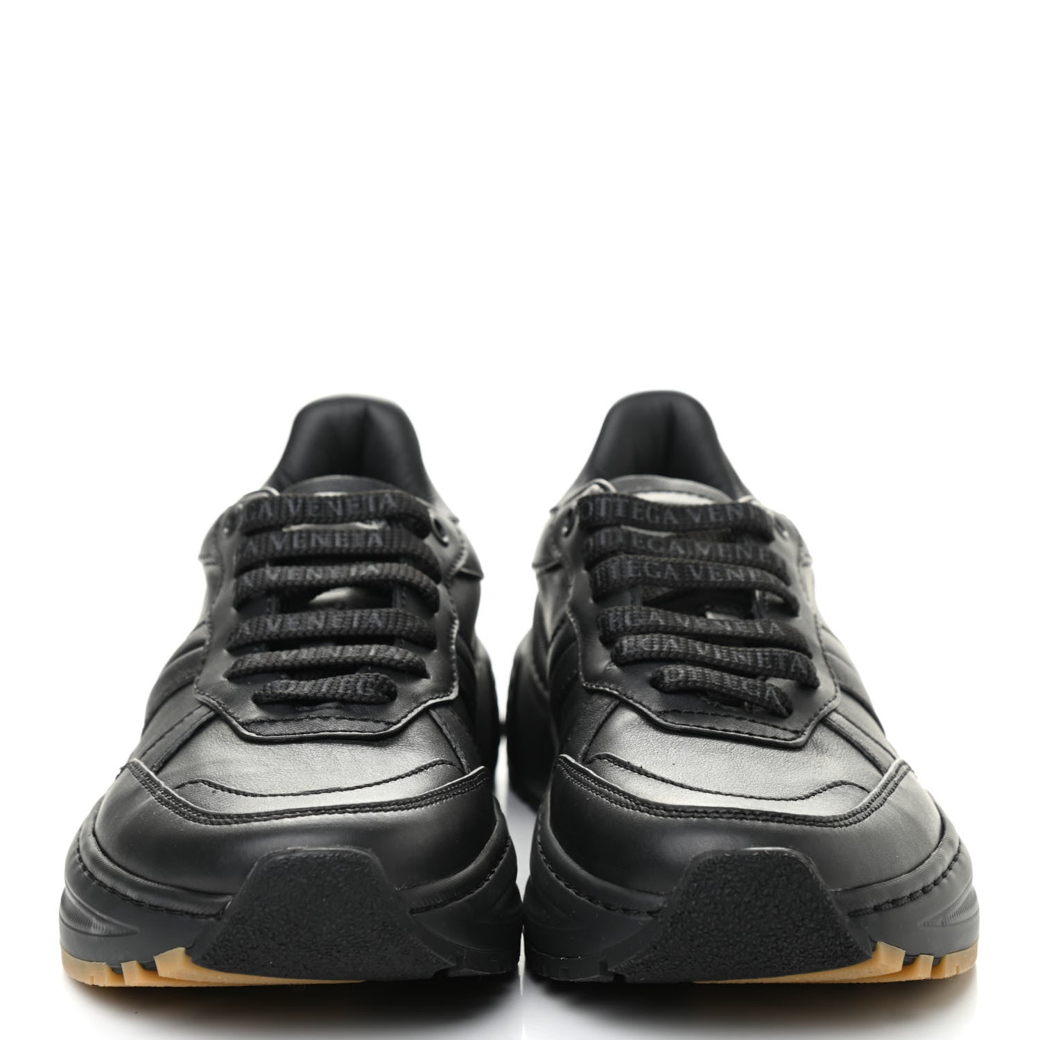 Bottega Veneta Calfskin Womens The Speedster Sneakers 36.5 Black 2 of 7