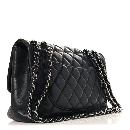 Chanel Lambskin Quilted Jumbo Single Flap Black 3 of 10