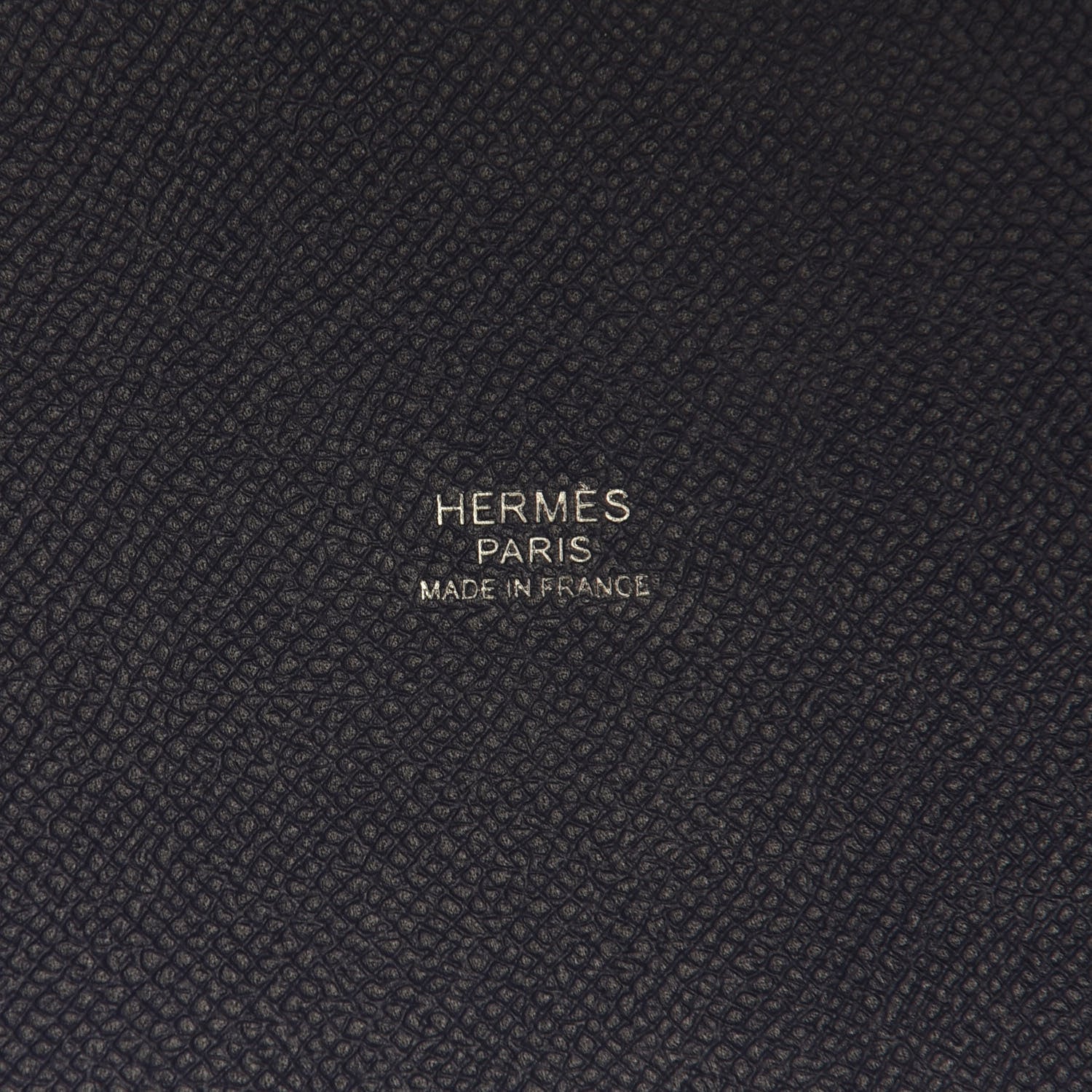 Hermes Epsom Tressage De Cuir Picotin Lock 18 PM Bleu Encre Brique Black 5 of 9