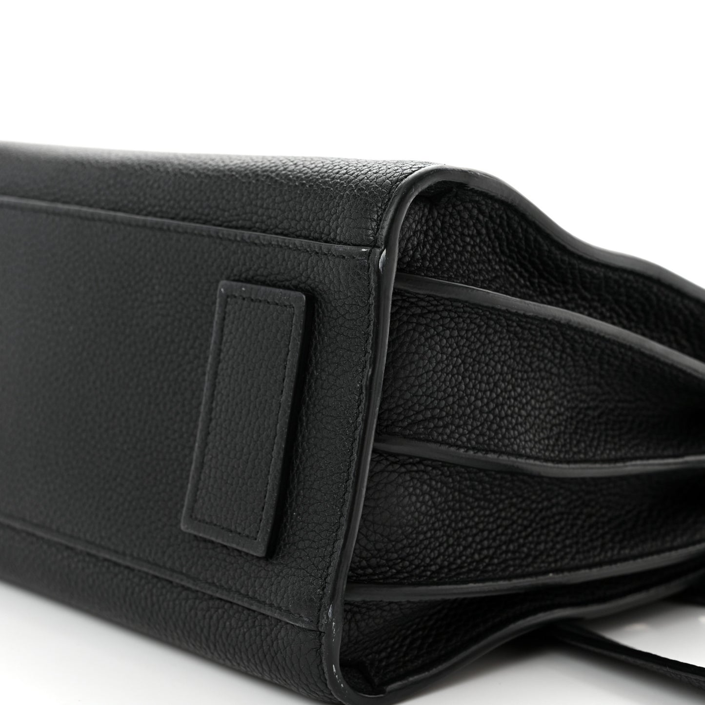Grained Calfskin Baby Sac De Jour Souple Black