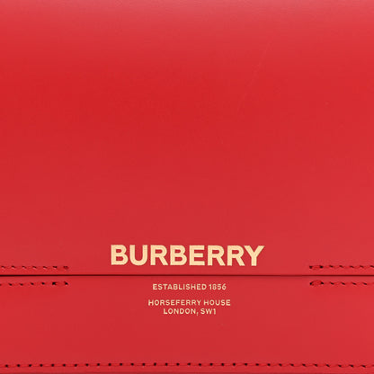 Burberry Smooth Calfskin Small Two Tone Grace Bag Red 8 of 10