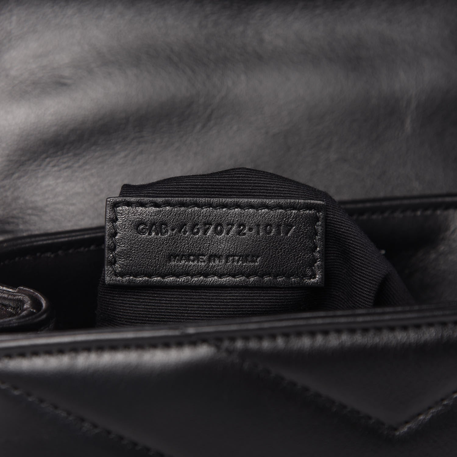 Saint Laurent Calfskin Y Quilted Monogram Toy Loulou Crossbody Bag Black 9 of 11