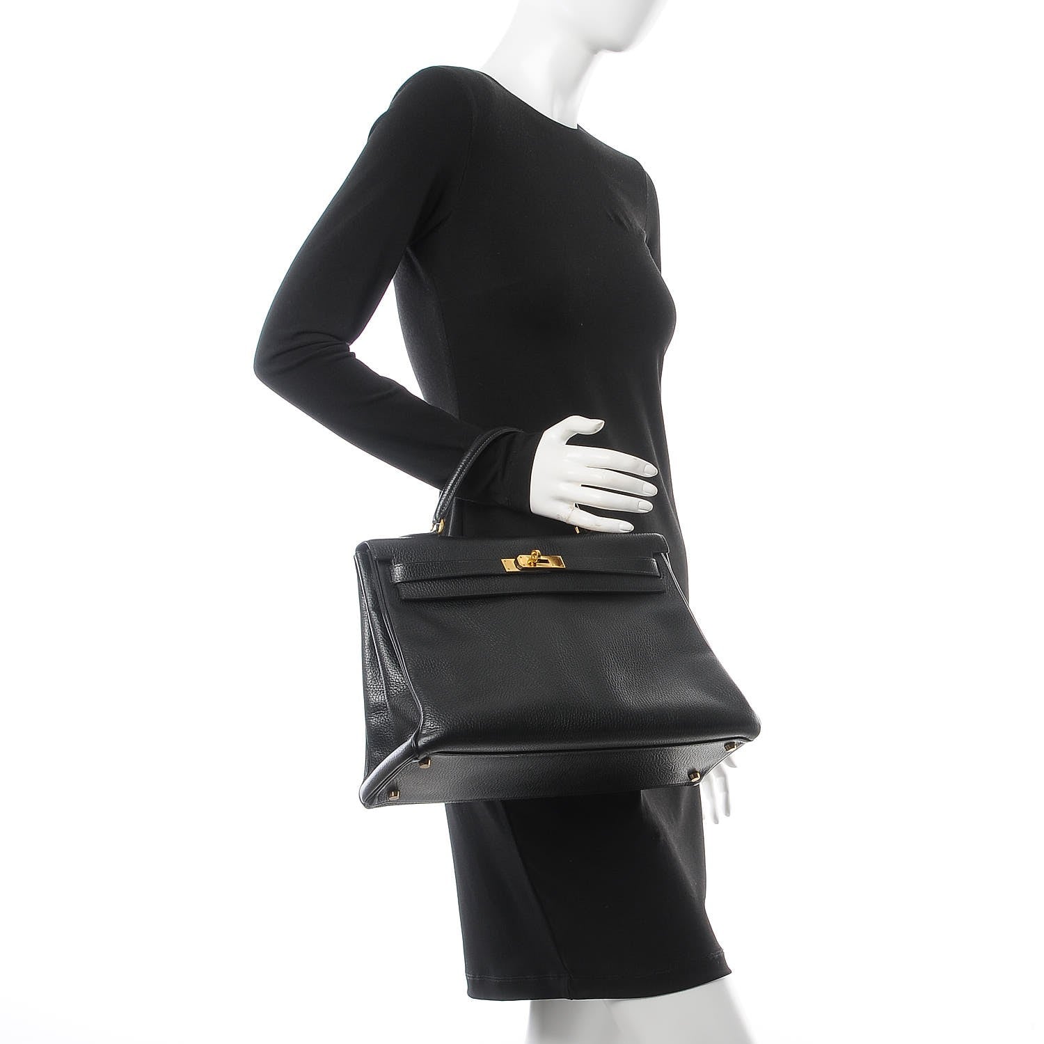 Hermes Ardennes Kelly Retourne 35 Black 2 of 36
