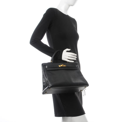 Hermes Ardennes Kelly Retourne 35 Black 2 of 36