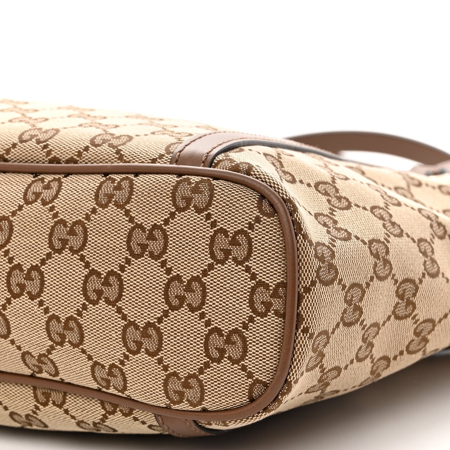 GG Supreme Monogram Medium Joy Tote Brown