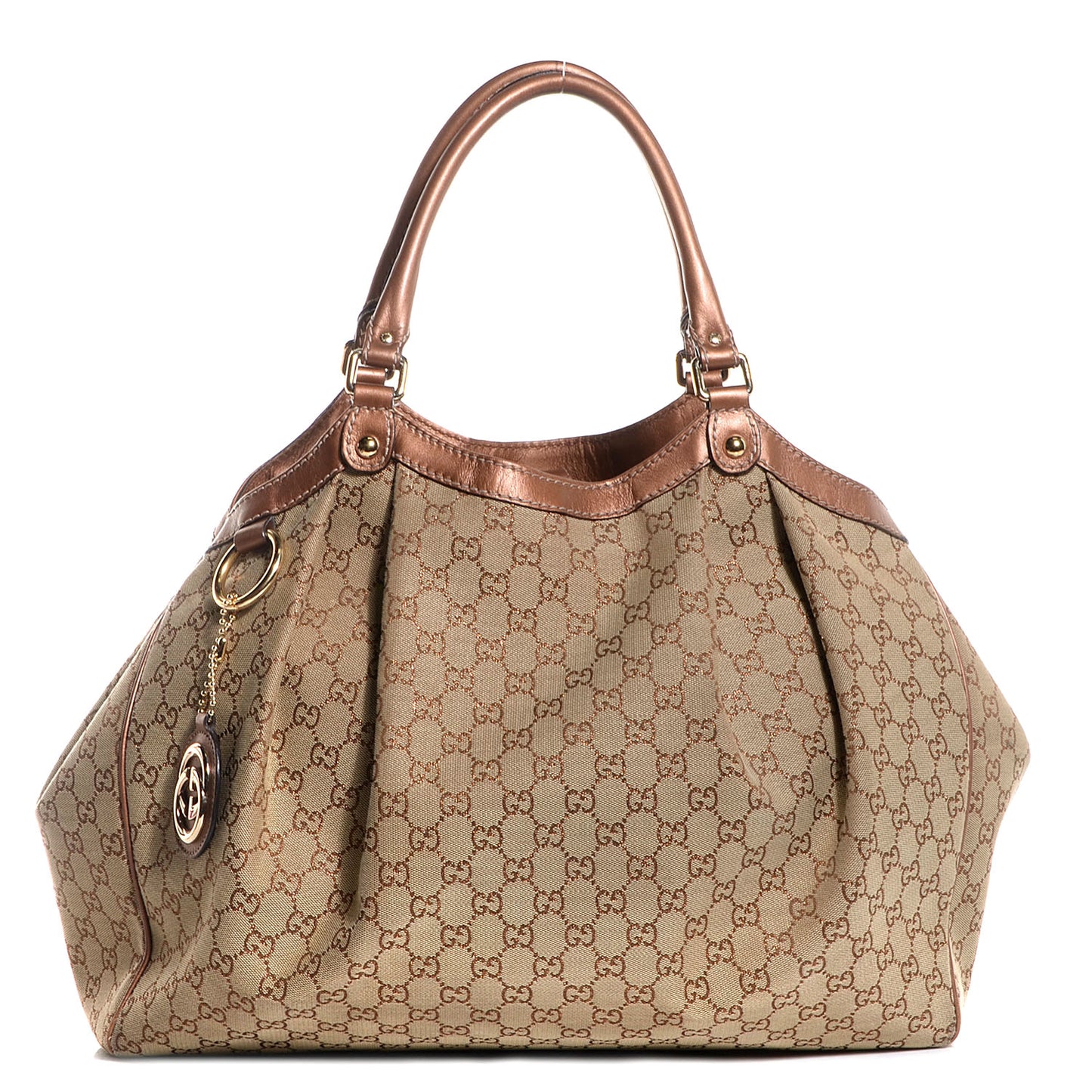 Monogram Large Sukey Tote Bronze