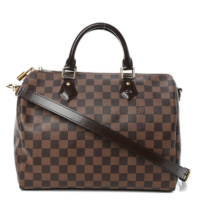 Louis Vuitton Damier Ebene Speedy Bandouliere 30 1 of 10