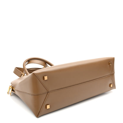 Saint Laurent Calfskin Sac De Jour Duffle Top Handle Dark Cork 4 of 9