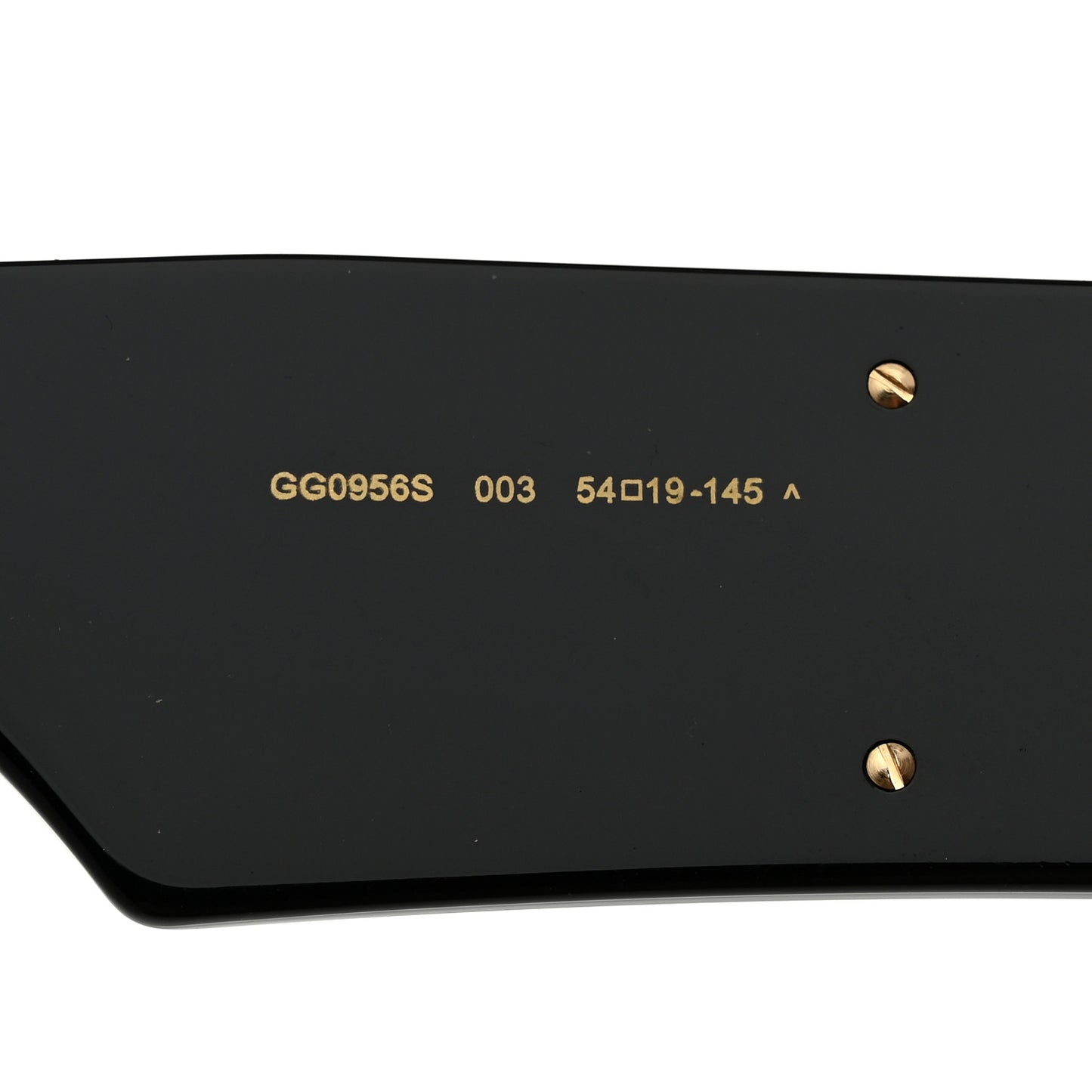 Acetate Square Frame Sunglasses GG0956S Black