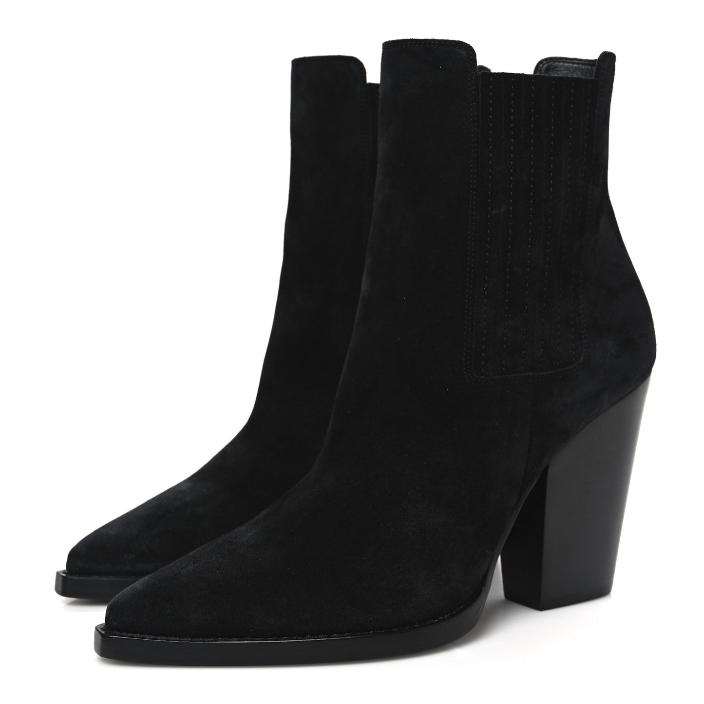 Suede Theo 95 Ela Boots 38 Black