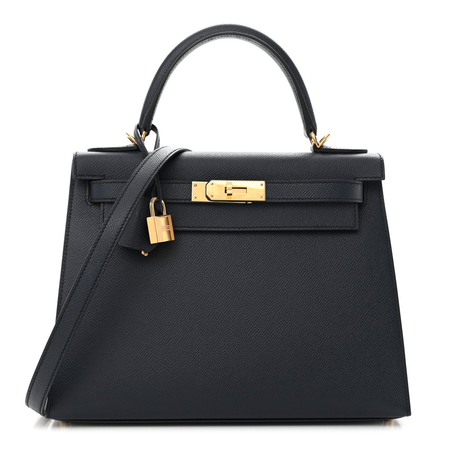 Epsom Kelly Sellier 28 Bleu Indigo