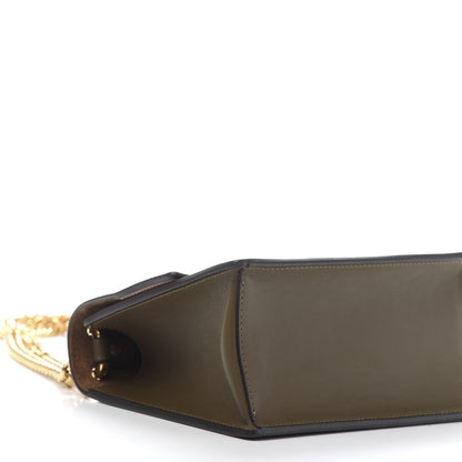 Fendi Vitello Grace Matte Small Kan U Shoulder Bag Wood 7 of 9