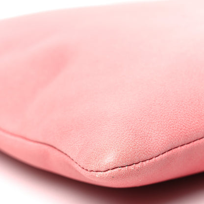 Celine Cloudy Lambskin Solo Zip Pouch Pink 9 of 11