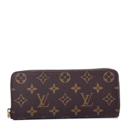 Louis Vuitton Monogram Clemence Wallet Rose Ballerine 1 of 7
