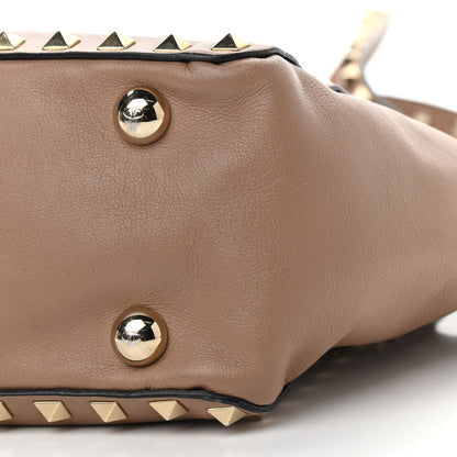 Valentino Garavani Vitello Mini Rockstud Tote Alpaca 9 of 11