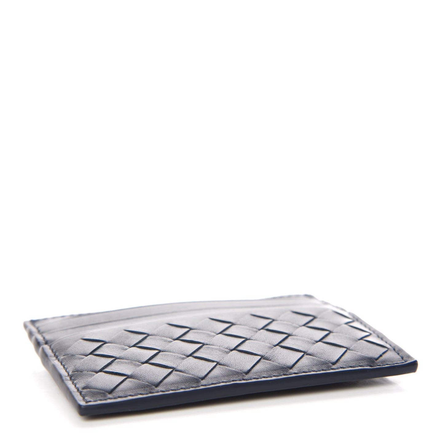 Nappa Intrecciato VN Card Case Denim