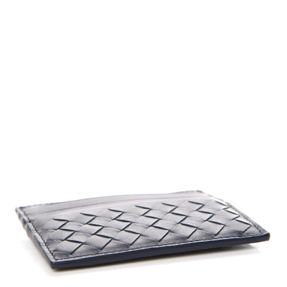 Bottega Veneta Nappa Intrecciato VN Card Case Denim 4 of 8