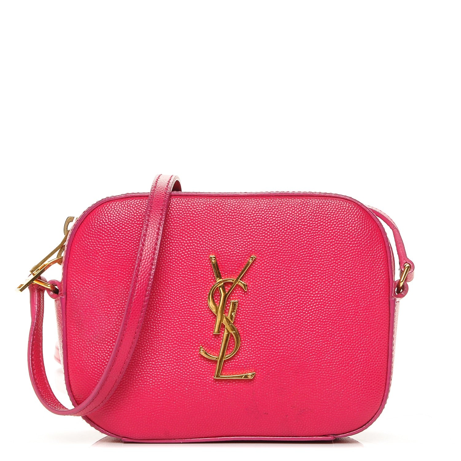 Saint Laurent Grain De Poudre Small Classic Monogram Camera Bag Bubblegum 1 of 8