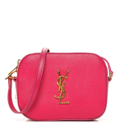Saint Laurent Grain De Poudre Small Classic Monogram Camera Bag Bubblegum 1 of 8