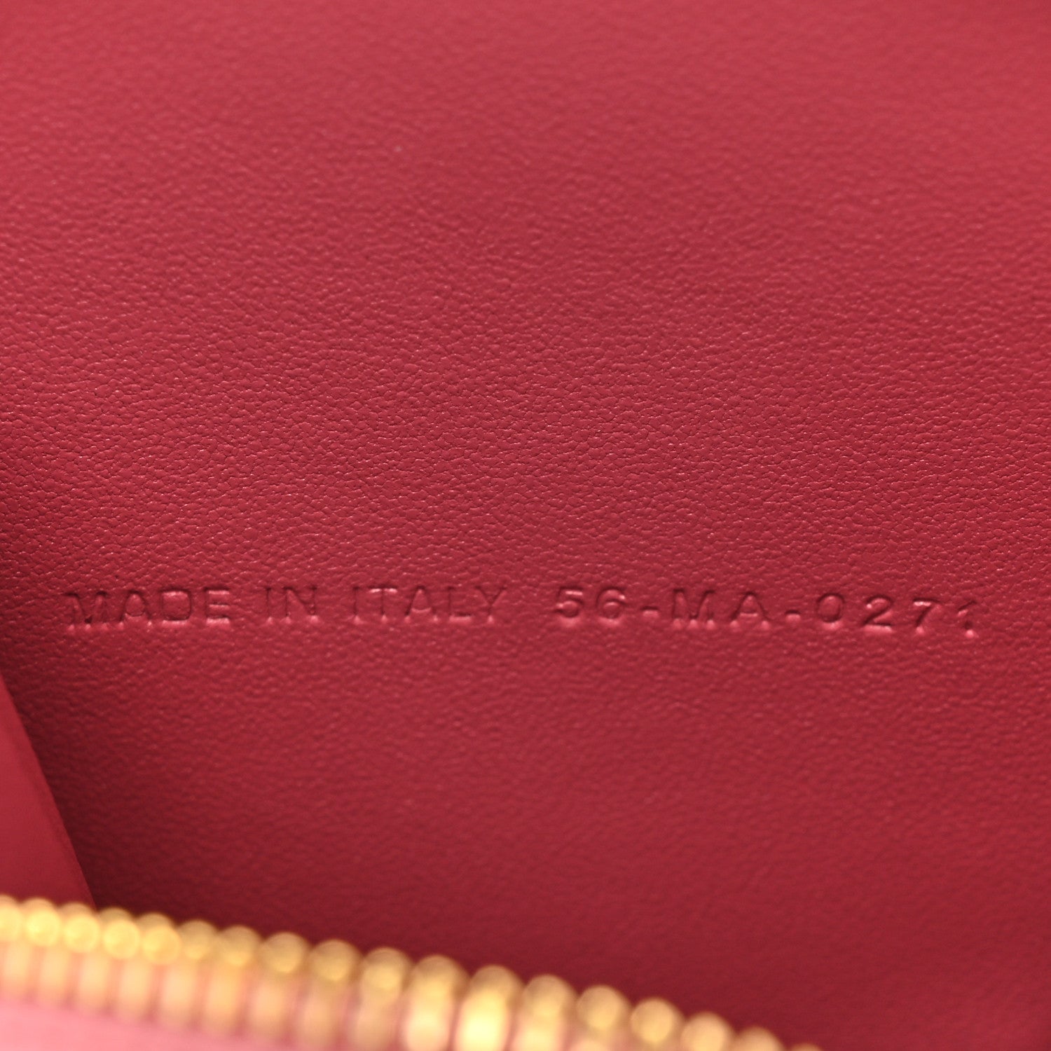 Christian Dior Calfskin Cannage Round Caro Pouch Pink Yarrow 7 of 9