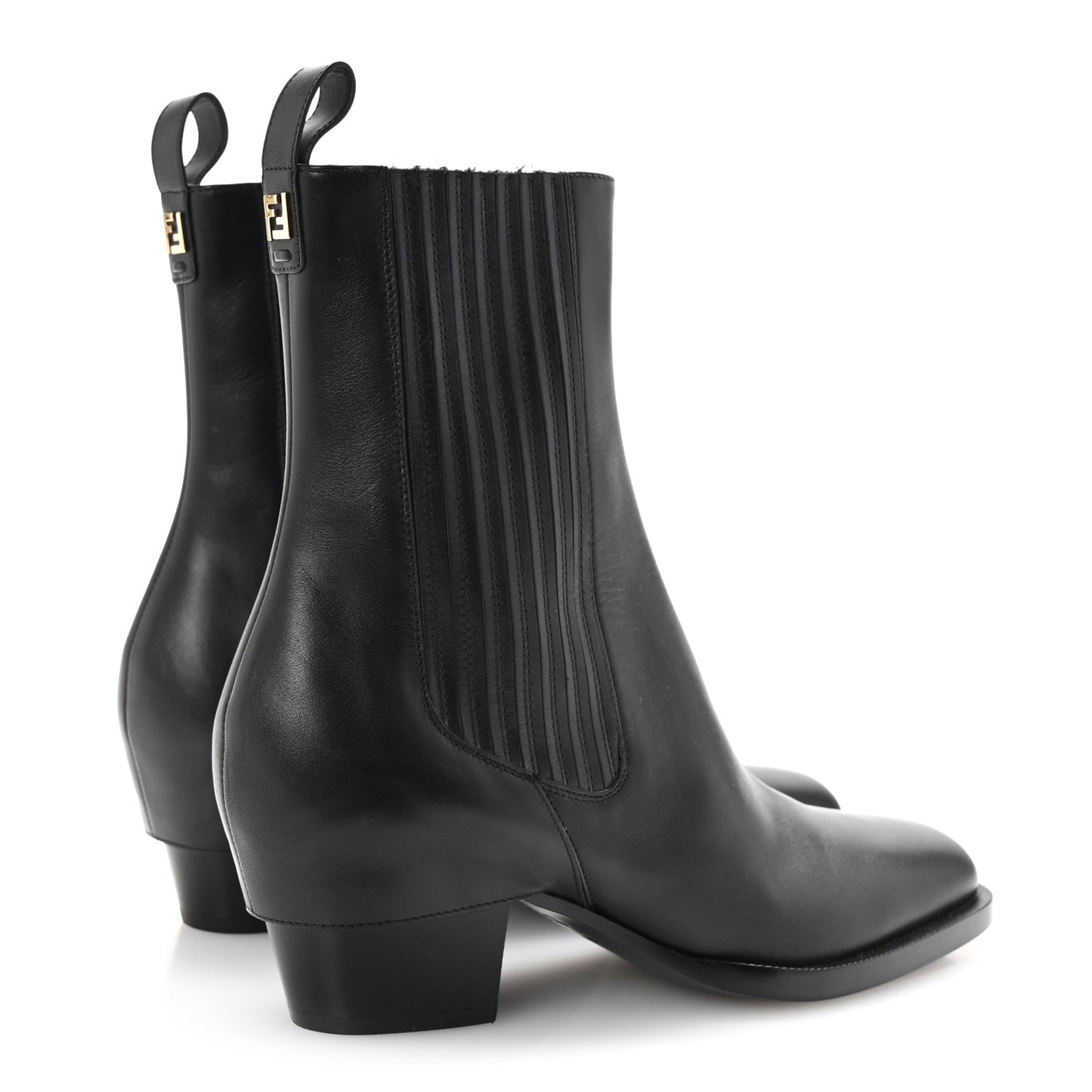 Vitello Ankle Boots 38.5 Black