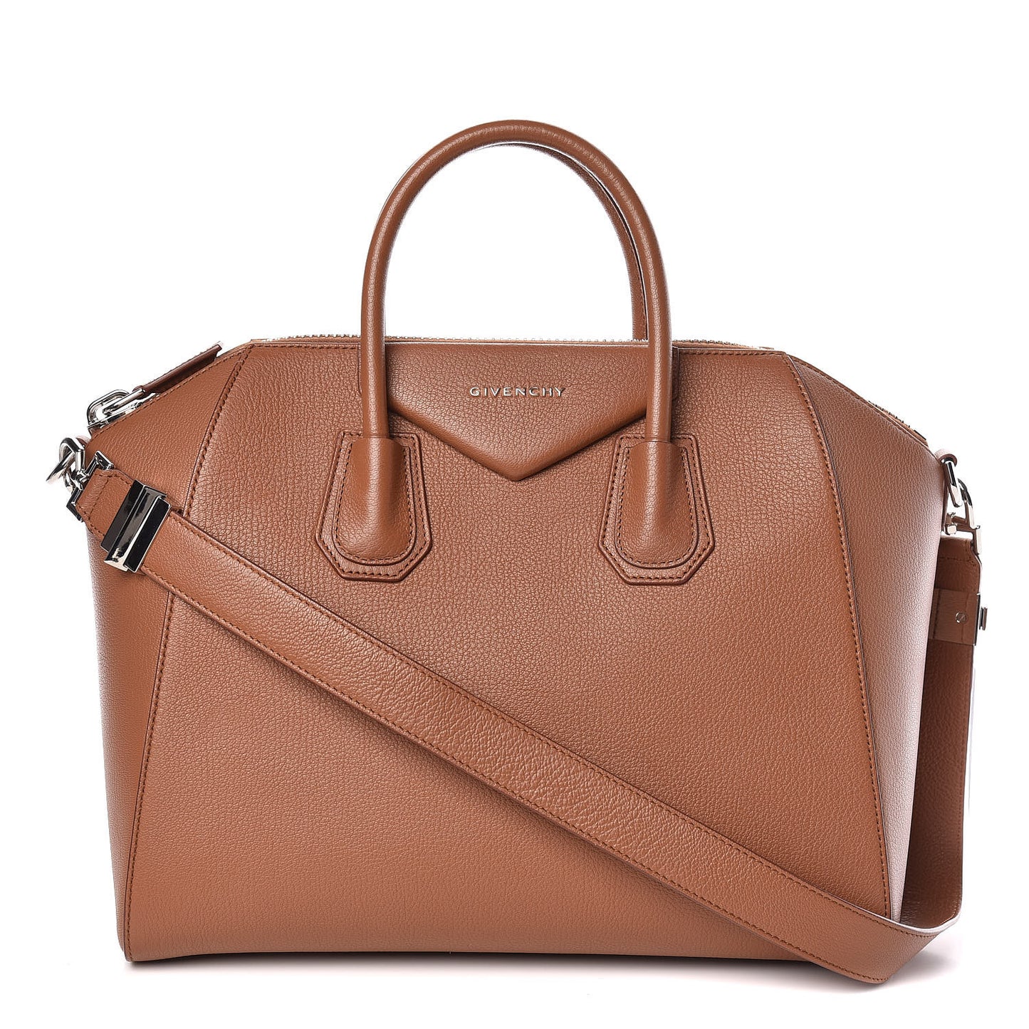 Sugar Goatskin Medium Antigona Cognac
