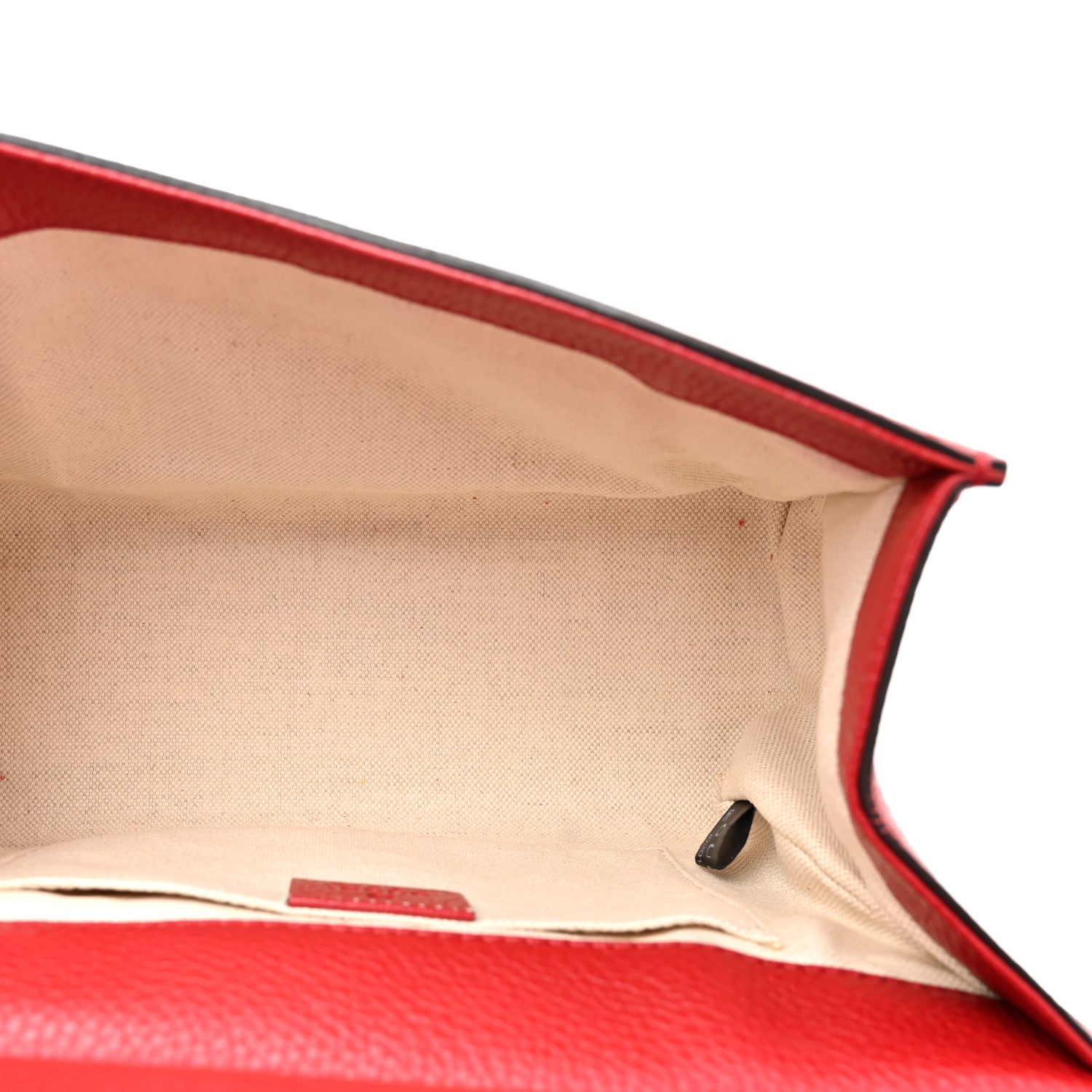 Gucci Cellarius Calfskin Mini GG Marmont Top Handle Bag Vulcanic Red 4 of 11