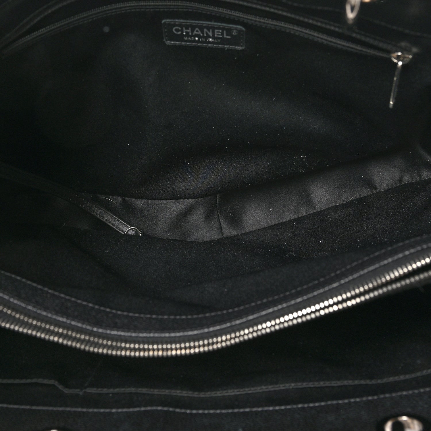 Chanel Caviar Quilted XL Grand Shopping Tote GST Black 5 of 12