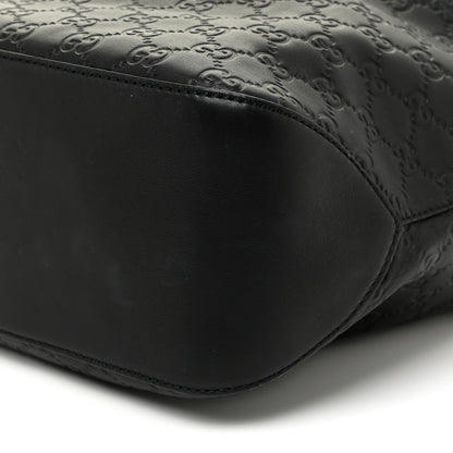 Gucci Guccissima Signature Large Linea A Hobo Black 7 of 17
