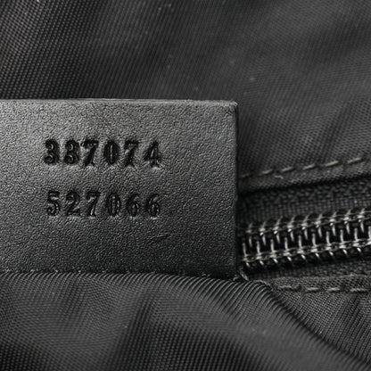 Gucci Techno Canvas Web Large Flap Messenger Bag Black 7 of 14