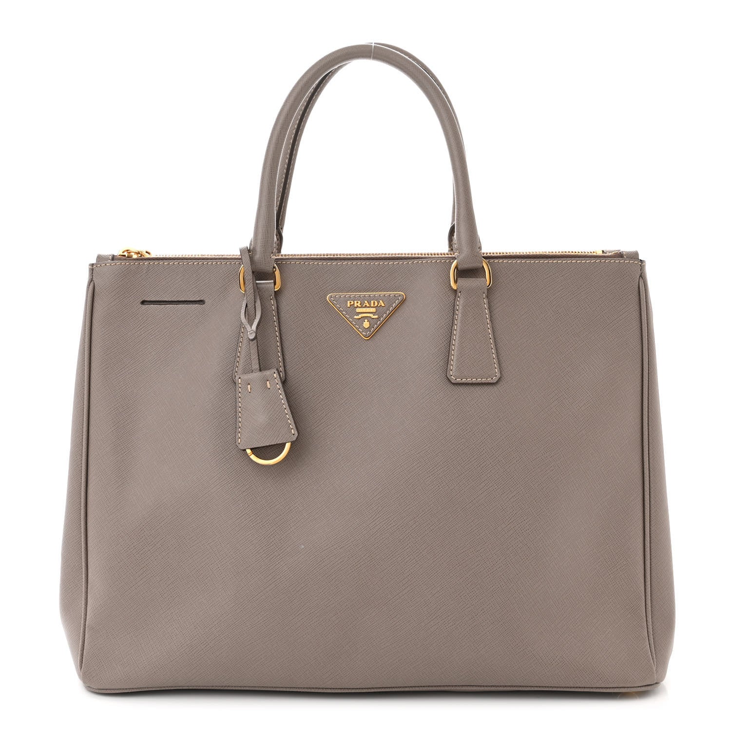 Prada Saffiano Medium Galleria Double Zip Tote Argilla 1 of 15