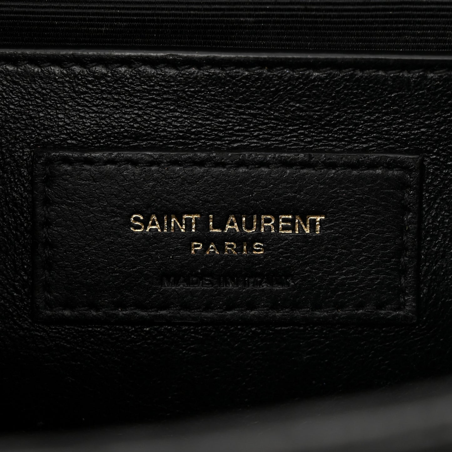 Grain De Poudre Textured Mixed Matelasse Triquilt Medium Monogram Satchel Black