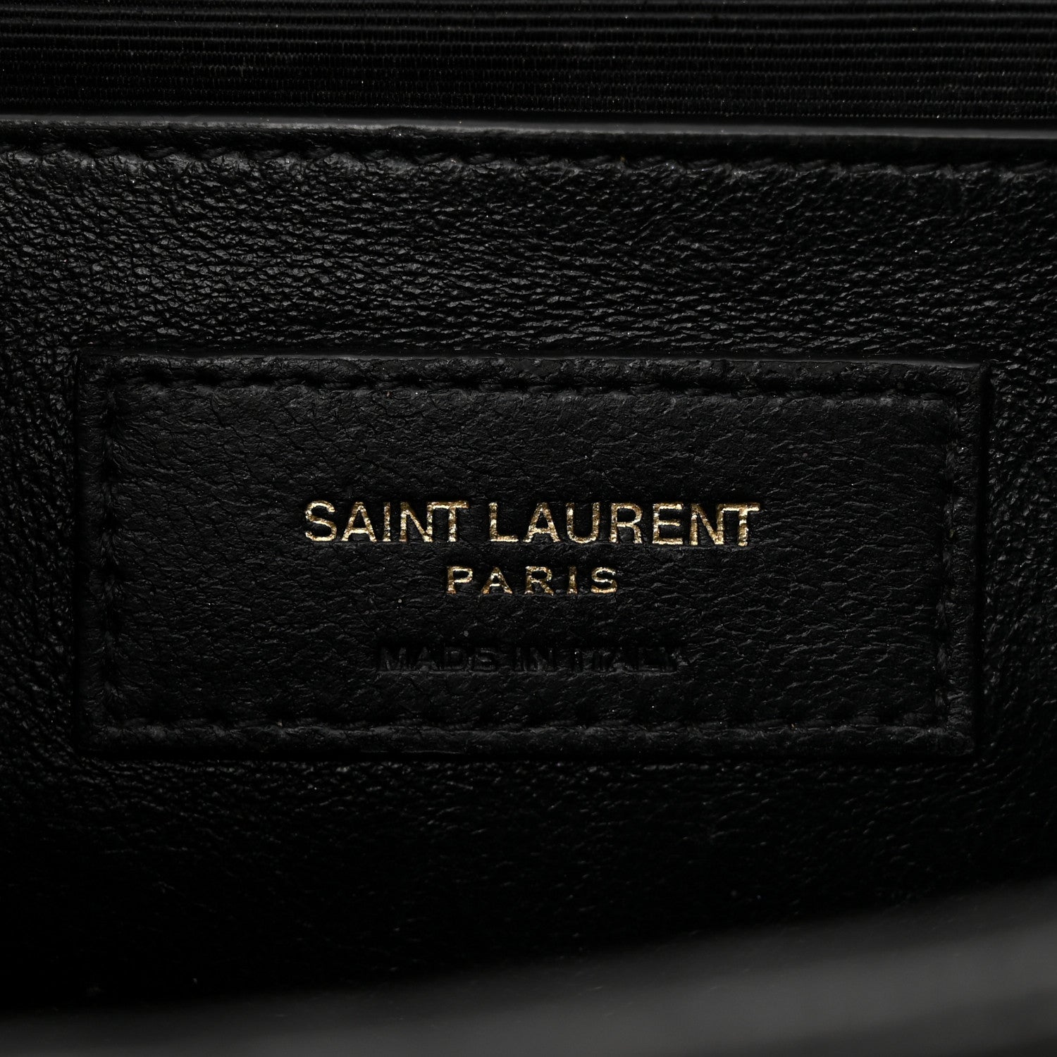 Saint Laurent Grain De Poudre Textured Mixed Matelasse Triquilt Medium Monogram Satchel Black 6 of 14