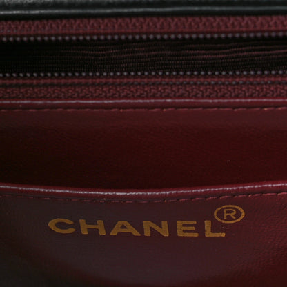 Chanel Lambskin Quilted XL Jumbo Single Flap Black 6 of 11