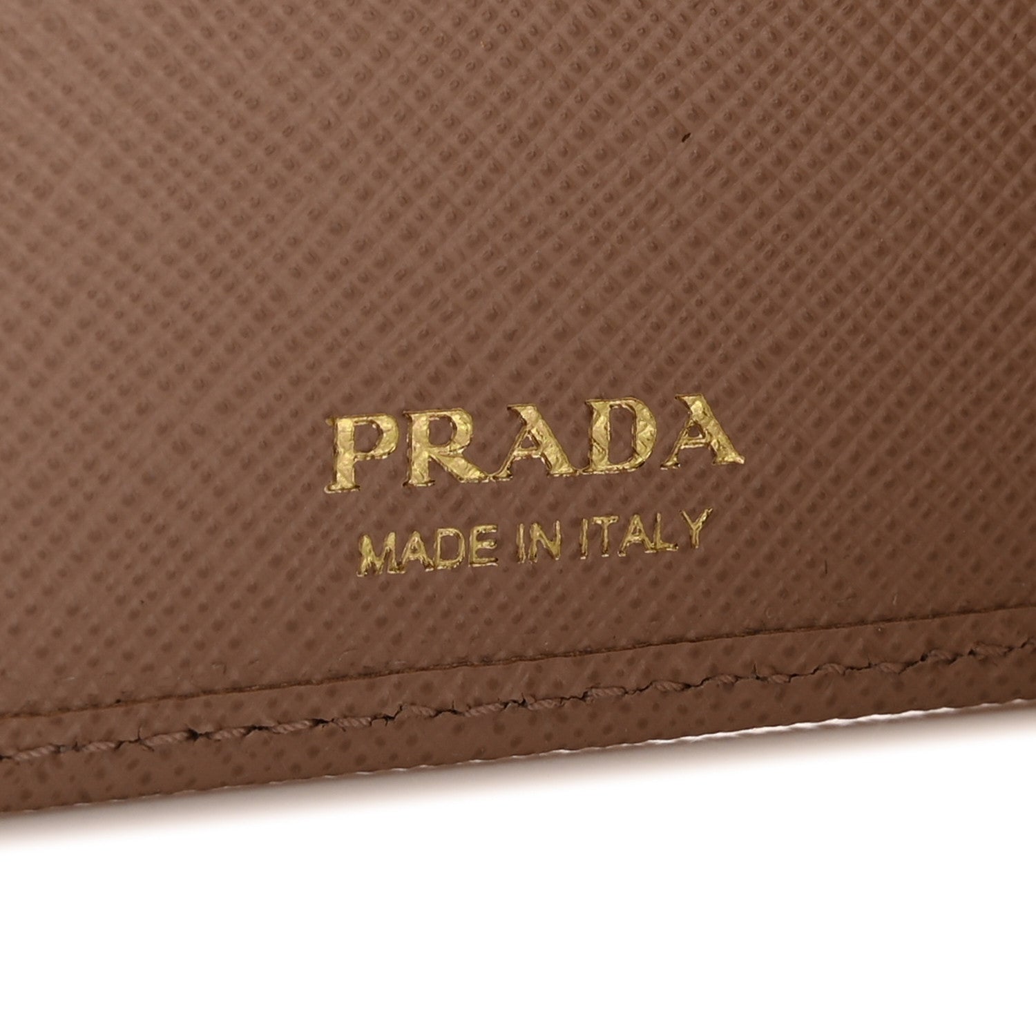 Prada Saffiano Metal Compact Zip Around Wallet Cammeo 6 of 6