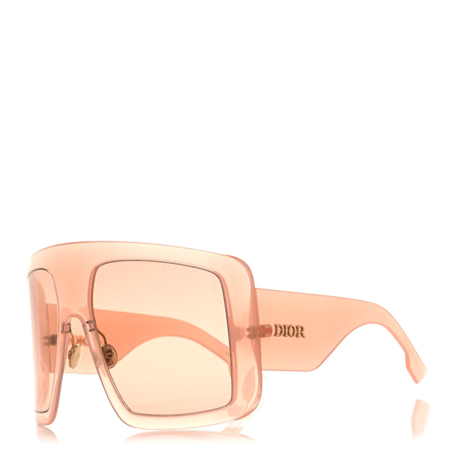 Christian Dior Acetate DiorSo Light 1 Shield Sunglasses Light Pink 1 of 9